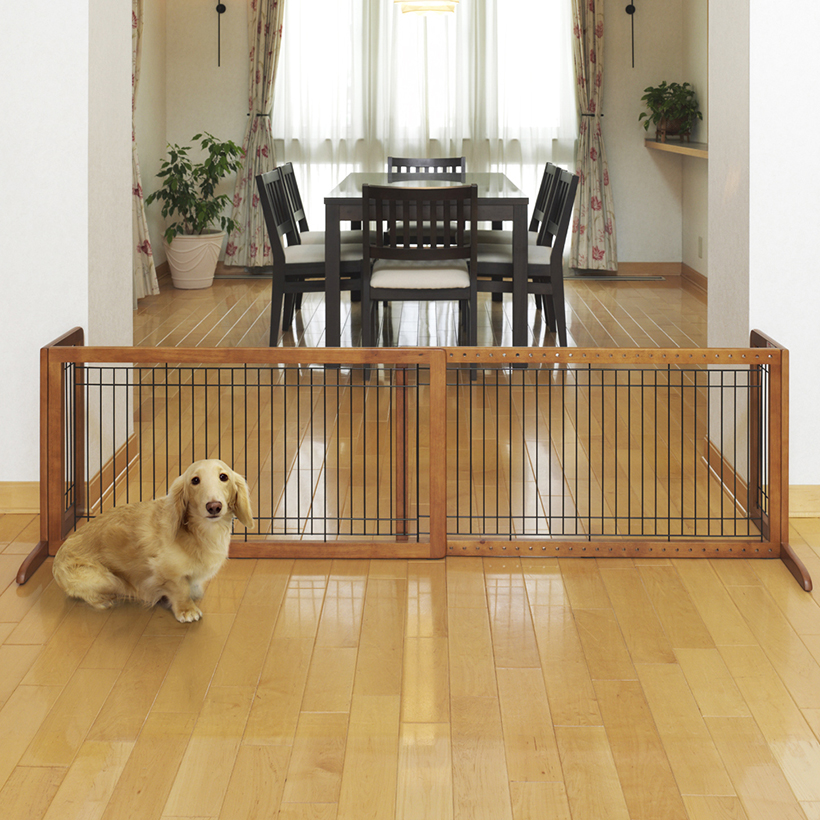 extra long freestanding pet gate