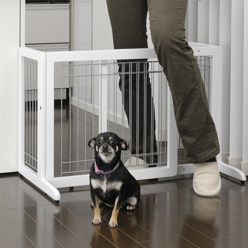 freestanding walk over pet gate