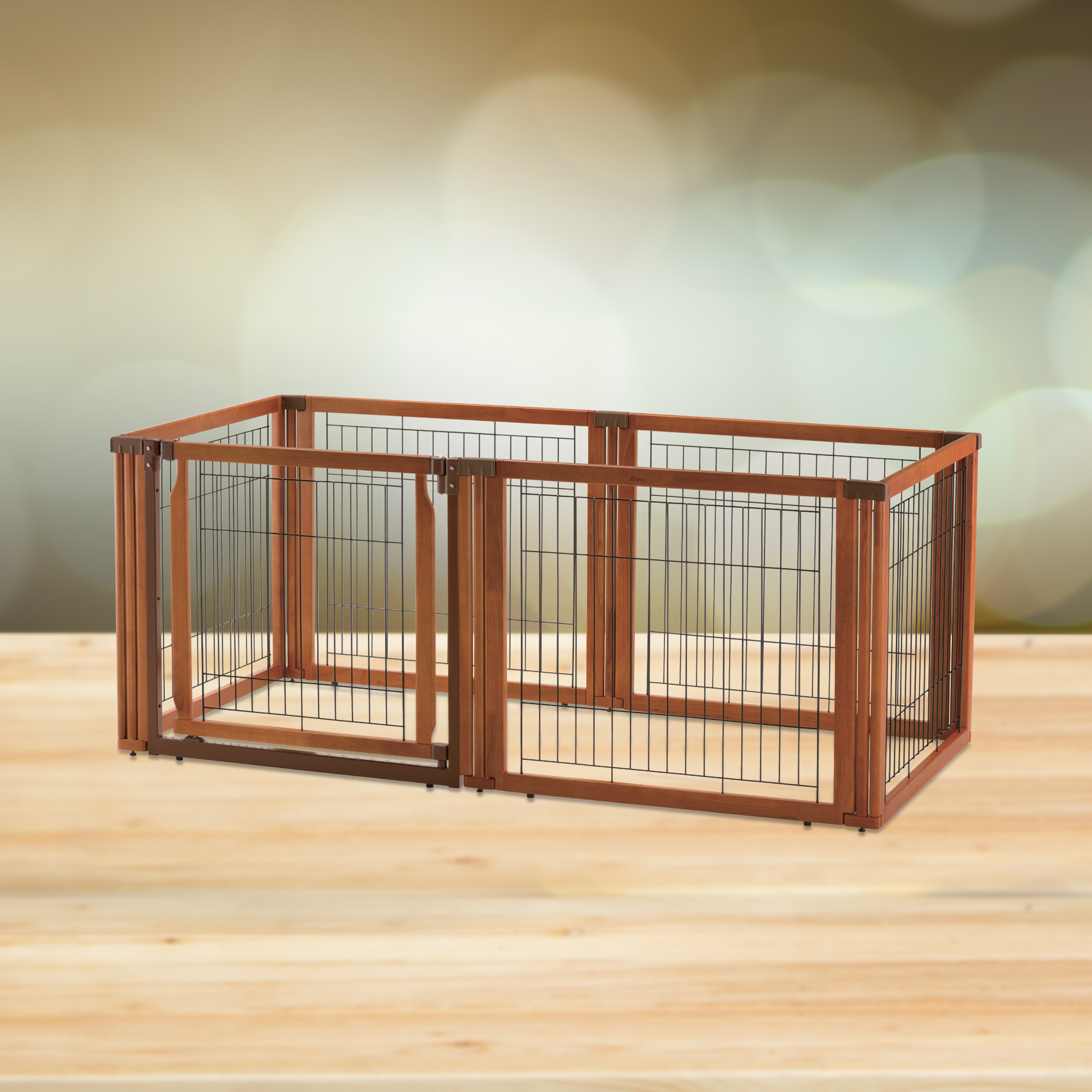Convertible Elite 6 Panel Autumn Matte 31.5" Dog Gates Pet Gate