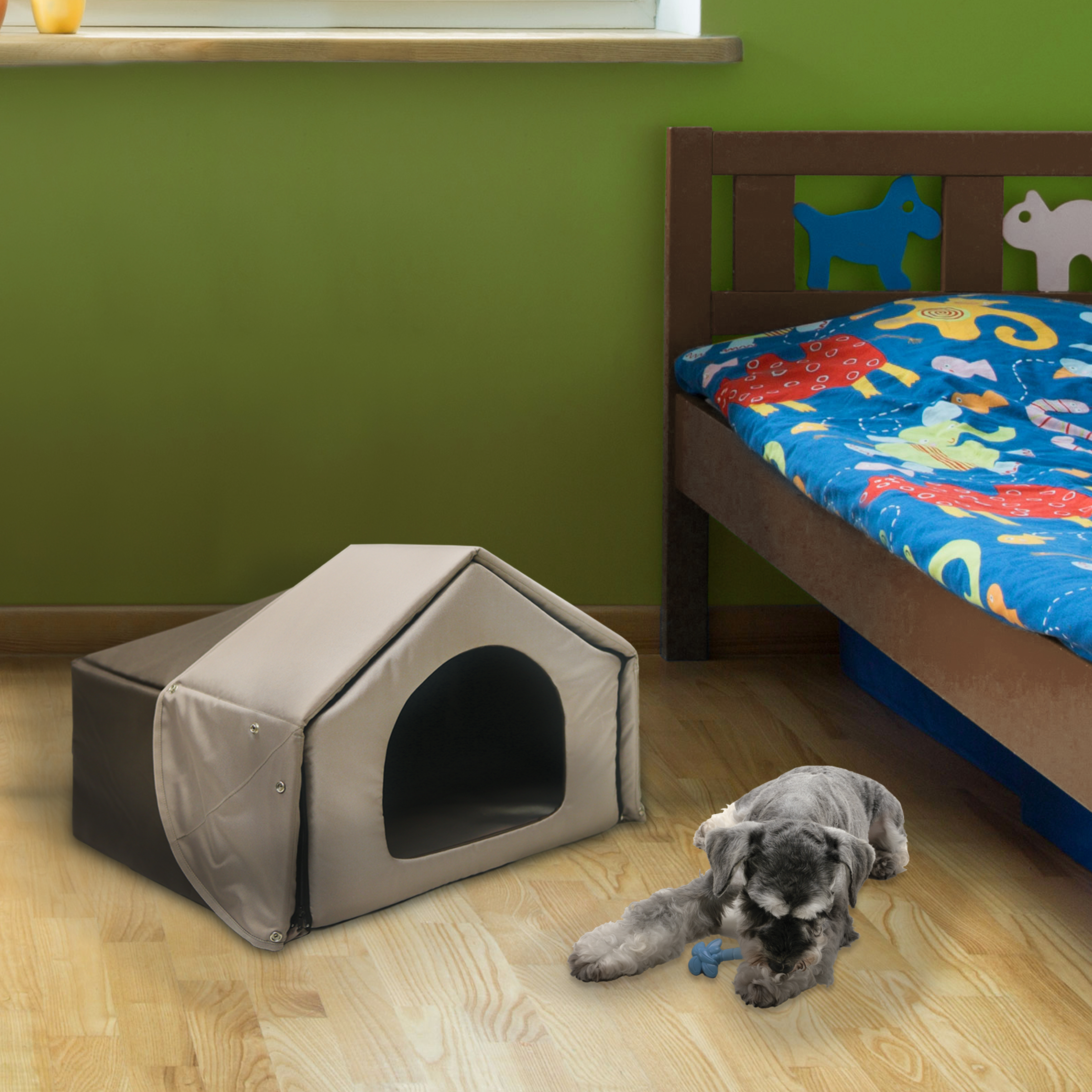 Convertible Pet Bed House Convertible Dog Bed House