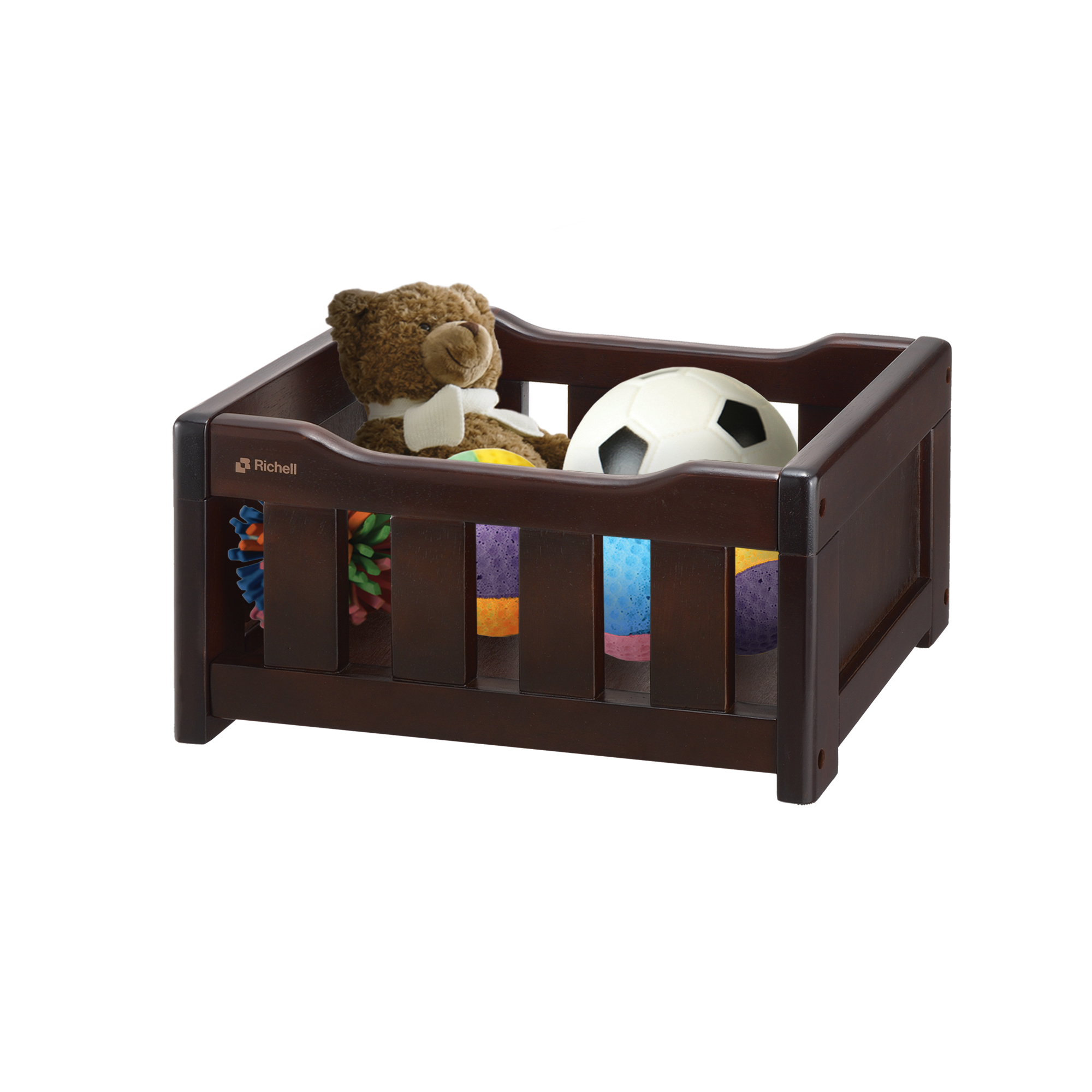 wooden dog toy box with lid