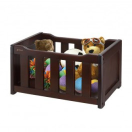 dog chew toys inside Elegant Wooden Pet Toy Box