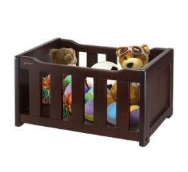 dog chew toys inside Elegant Wooden Pet Toy Box