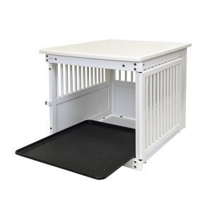 White End Table Crate, Dog Crate