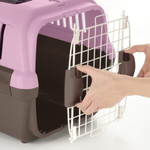 how to install dog door on pet carrier