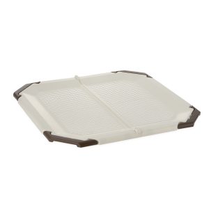 potty pad holder with brown corners