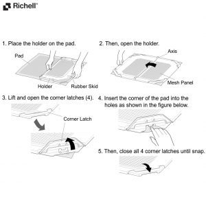 Potty Pad Holder step by step instructions
