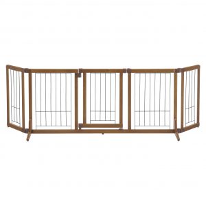 brown Pet gate for dogs