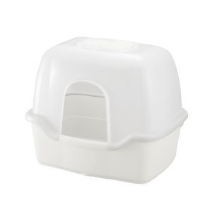 all white kitty litter suite
