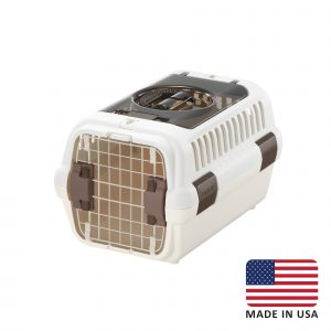 small round pet carrier