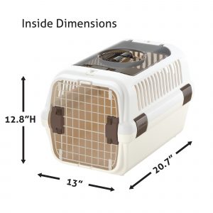 White Pet Travel Crate