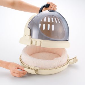 pull apart cat carrier and bed