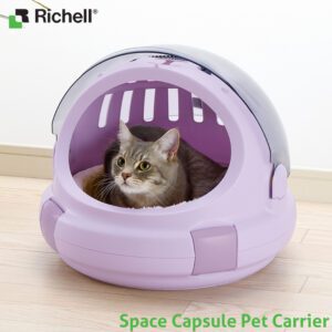 lavendar color hooded kitty litter box