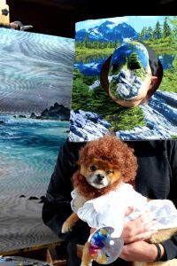 Chihuahua Bob Ross Impression